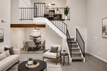 Tall ceilings at hilltop view apartments